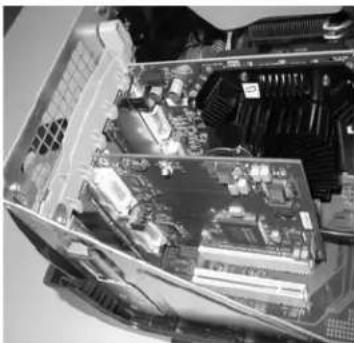 Planar SD2220W - Install the mirror-flip PCI card - 2