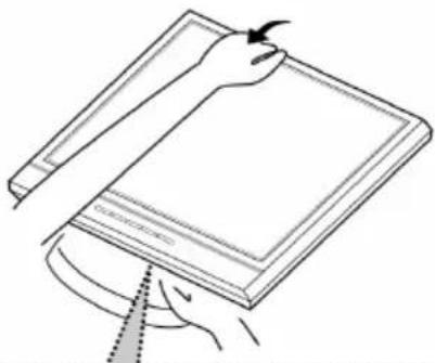 Planar PE150M - Raising Your Monitor to an Upright Position - 1