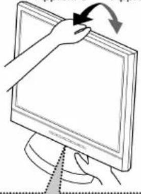 Planar PE150M - Adjusting the Angle of Your Monitor - 1