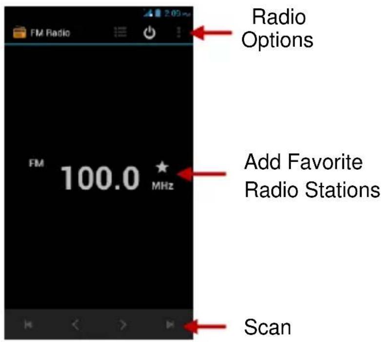 BLU Studio 5.5 - Open FM radio - 1