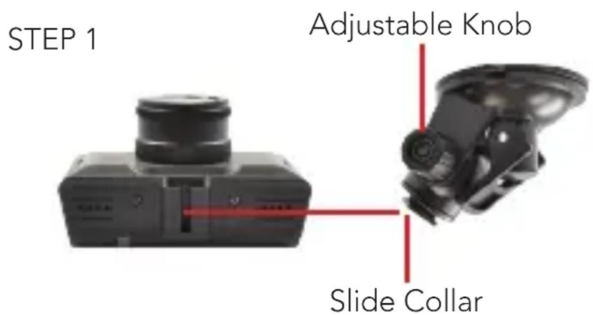 STEP 1 Adjustable Knob Slide Collar