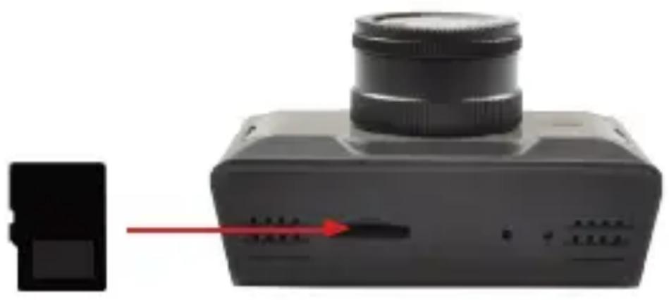 WHISTLER D250 - Inserting a micro SD Card - 1