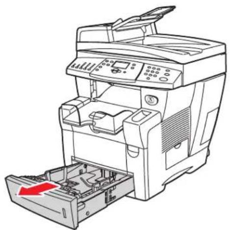 XEROX WorkCentre C2424DN - Printing Xerox Carbonless Paper from Tray 2, 3, or 4 - 1