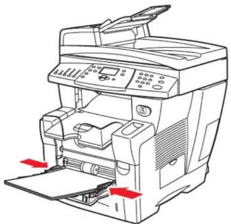 XEROX WorkCentre C2424DN - Printing Custom Size Paper from Tray 1 - 1
