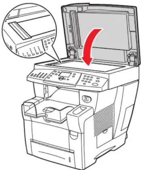 XEROX WorkCentre C2424DN - Cleaning the Document Glass and Document Feeder - 2