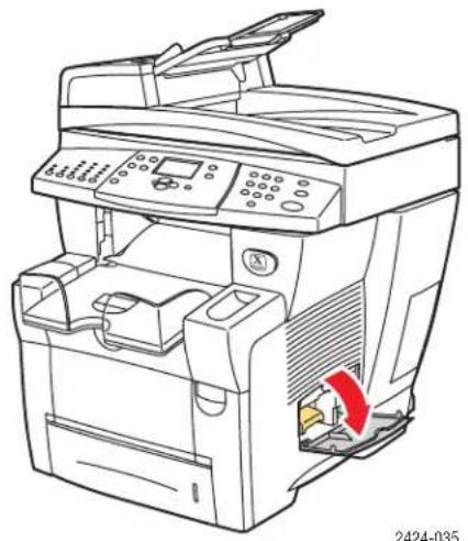 XEROX WorkCentre C2424DN - Cleaning the Maintenance Kit Wiper Blade - 1
