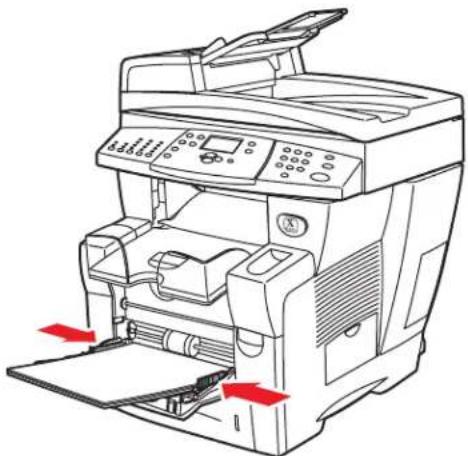XEROX WorkCentre C2424DN - Printing Weatherproof Paper from Tray 1 - 2