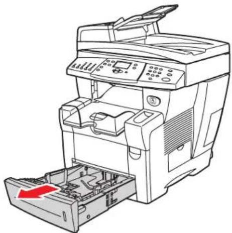 XEROX WorkCentre C2424DN - Printing Glossy Paper from Tray 2, 3, or 4 - 1