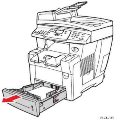 XEROX WorkCentre C2424DN - Jam at the Front Cover - 12