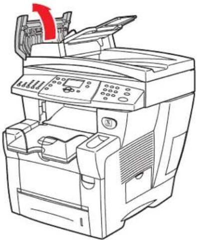 XEROX WorkCentre C2424DN - Cleaning the Document Glass and Document Feeder - 3