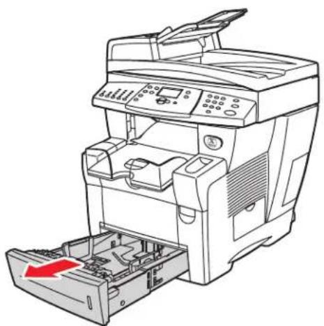 XEROX WorkCentre C2424DN - Printing Postcards and Trifold Brochures from Tray 2, 3, or 4 - 1