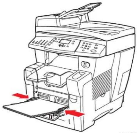 XEROX WorkCentre C2424DN - Printing Postcards and Trifold Brochures from Tray 1 - 2