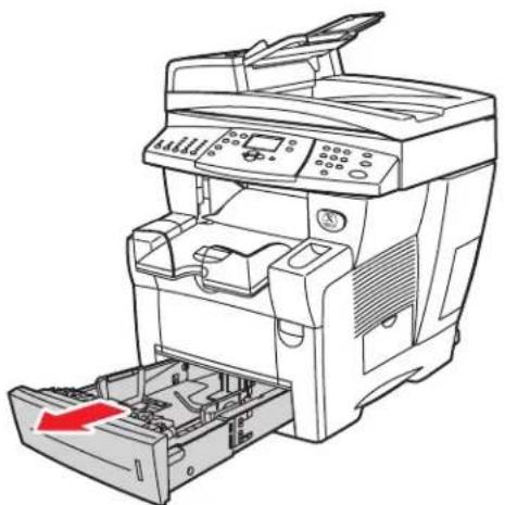 XEROX WorkCentre C2424DN - Printing Weatherproof Paper from Tray 2, 3, or 4 - 1