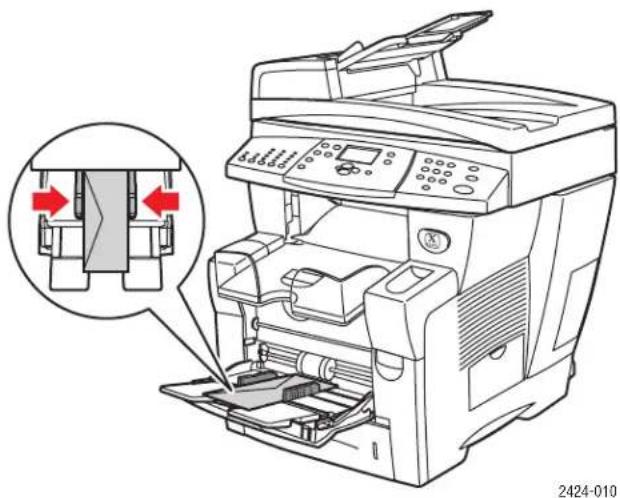 XEROX WorkCentre C2424DN - Printing Envelopes from Tray 1 - 1
