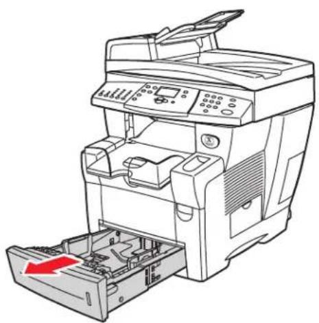 XEROX WorkCentre C2424DN - Printing Xerox Professional Solid Ink Photo Paper from Tray 2, 3, or 4 - 1