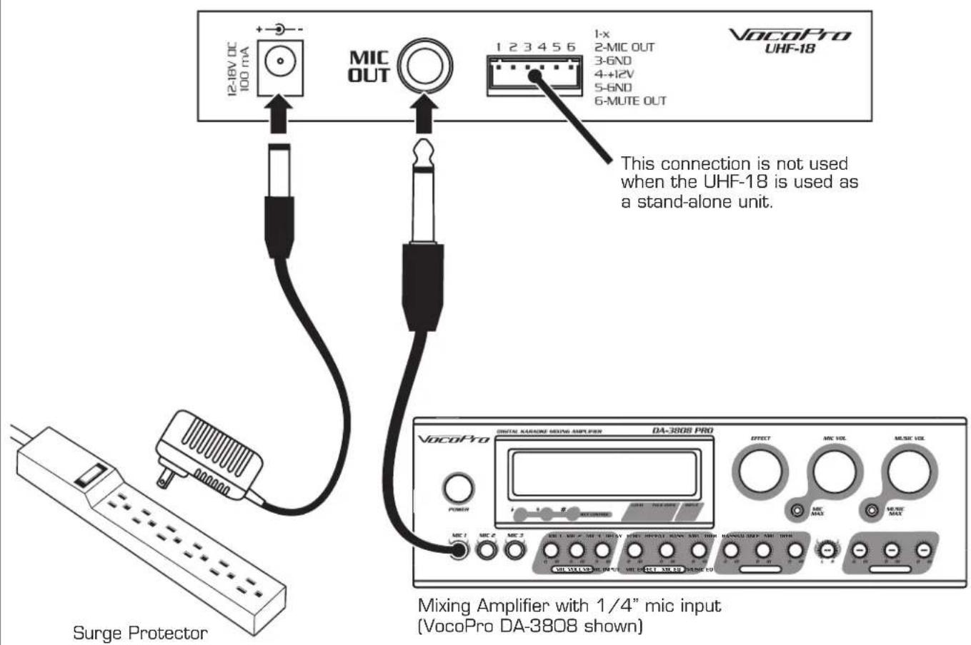 Vocopro UHF-18-9 - Getting Connected - 1