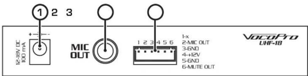 Vocopro UHF-18-9 - Front Panel - 1
