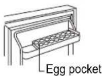 HITACHI R-VGX410PT9 - ■ Egg pocket - 1