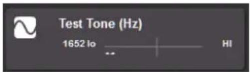 Test Tone (Hz) 1652 Io HI