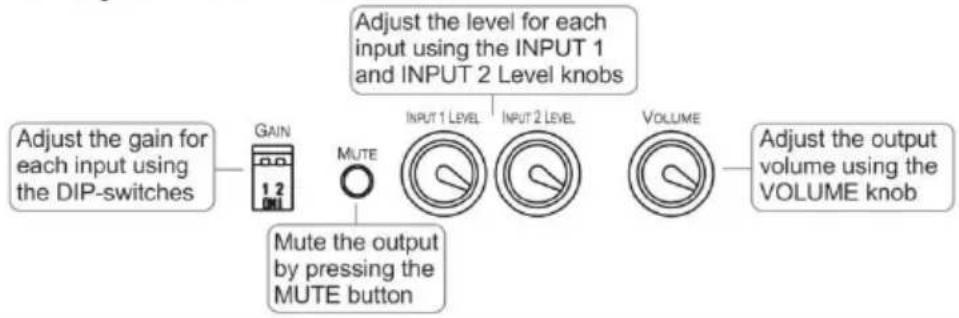 Kramer 907xl - Step 5: Operate the 907xl - 1