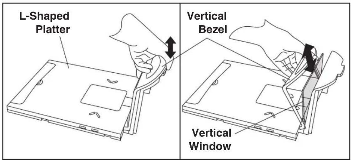DATALOGIC Magellan 8303 - L-Platter Vertical Scan Window Removal - 4