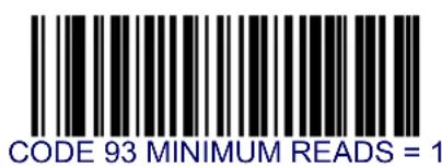 DATALOGIC Magellan 8303 - Code 93 Minimum Reads - 1