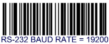 DATALOGIC Magellan 8303 - RS-232 Baud Rate — continued - 1