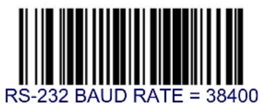 DATALOGIC Magellan 8303 - Auxiliary Port Baud Rate — continued - 2
