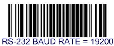 DATALOGIC Magellan 8303 - Auxiliary Port Baud Rate — continued - 1