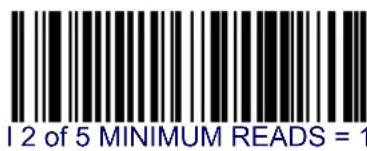 DATALOGIC Magellan 8303 - I 2 of 5 Minimum Reads - 1