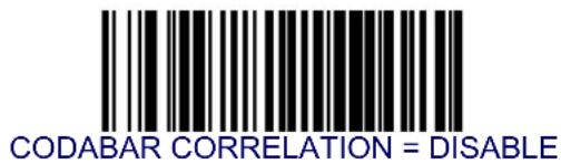 DATALOGIC Magellan 8303 - Codabar Correlation - 1