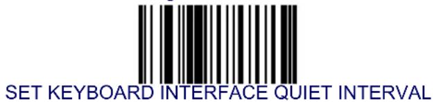DATALOGIC Magellan 8303 - Keyboard Interface Quiet Interval - 1