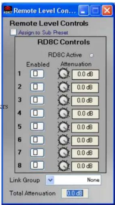 Ashly nXP754 - RD8C Controls - 1