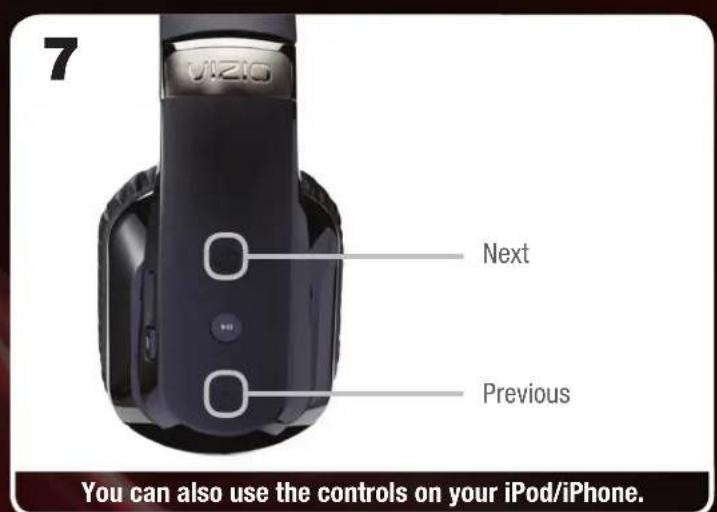 VIZIO XVTHP200 - LISTENING TO YOUR iPod - 7