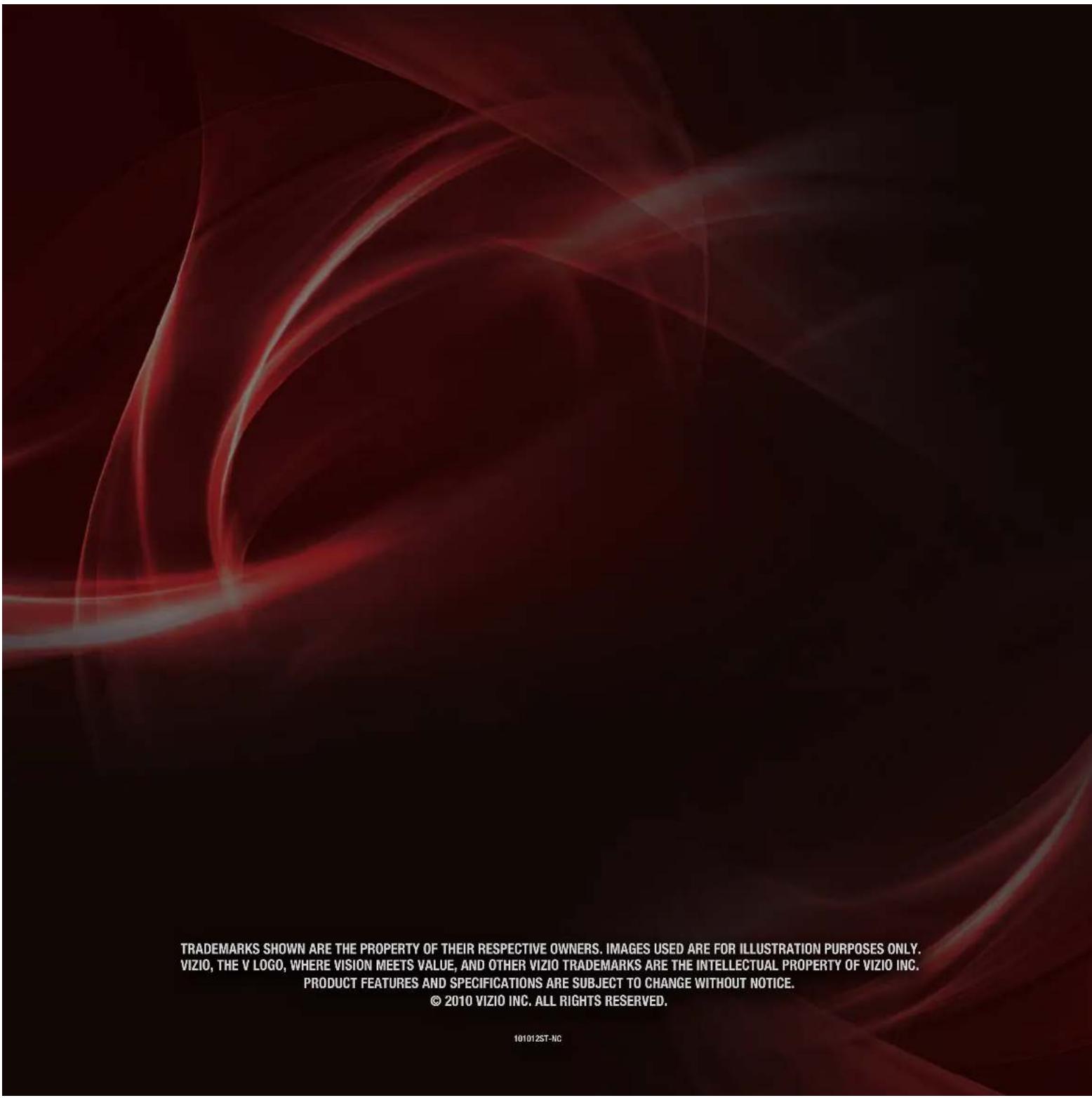 VIZIO XVTHP200 - SPECIFICATIONS - 1