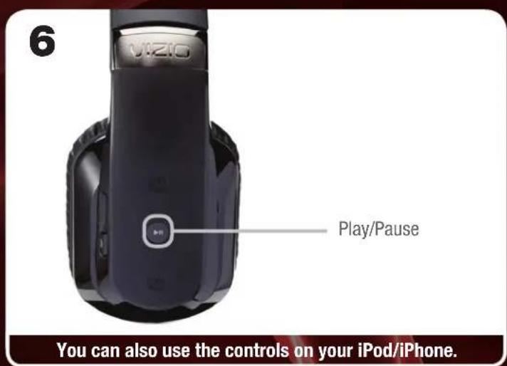 VIZIO XVTHP200 - LISTENING TO YOUR iPod - 6