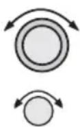 GARMIN Apollo GX 50 - SMALL and LARGE Knobs - 1