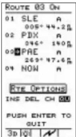 GARMIN Apollo 900 - Resuming a Route - 3