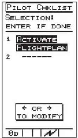 GARMIN Apollo 900 - Creating a New Checklist - 1