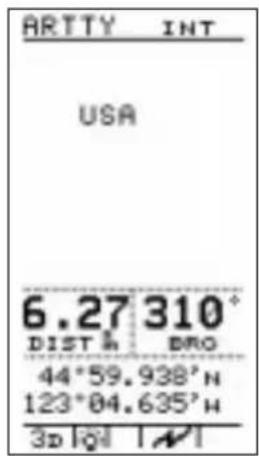 GARMIN Apollo 900 - INT Waypoint Information - 1