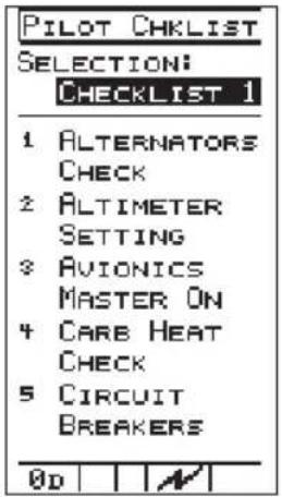 GARMIN Apollo 900 - Pilot Checklist - 1
