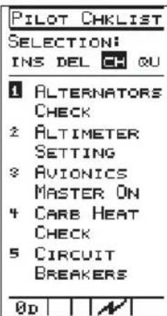 GARMIN Apollo 900 - Creating a New Checklist - 4