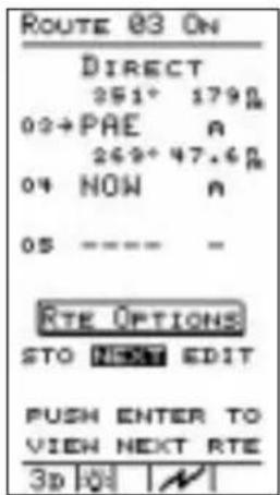 GARMIN Apollo 900 - Resuming a Route - 4
