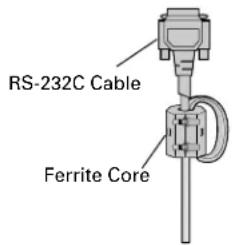 FUJITSU P50XHA10W - Two big ferrite cores - 2