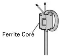 FUJITSU P50XHA10W - Two small ferrite cores - 2