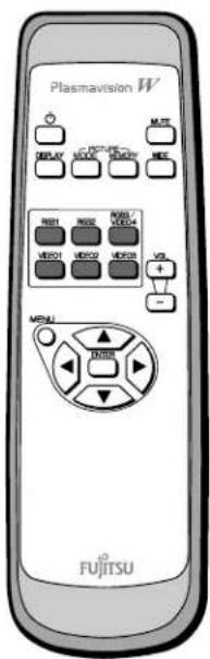 FUJITSU P50XHA10W - VIDEO INPUT MODE - 1