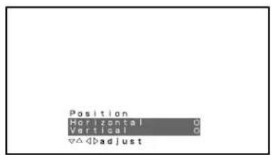 FUJITSU P50XHA10W - BASIC OPERATION [EX.: ADJUSTING HORIZONTAL DIRECTION OF SCREEN POSITION] - 3
