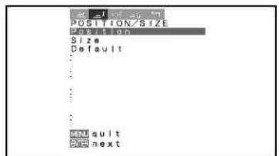 FUJITSU P50XHA10W - BASIC OPERATION [EX.: ADJUSTING HORIZONTAL DIRECTION OF SCREEN POSITION] - 2