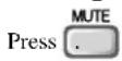 FUJITSU P50XHA10W - Muting the sound - 1