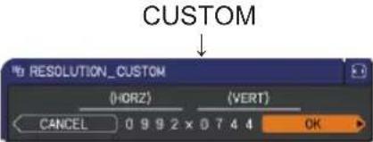 HITACHI CP-X2510N - INPUT menu - 4